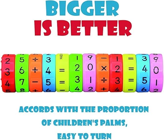 Math Cylinder Circular Shape Educational Abacus Puzzle